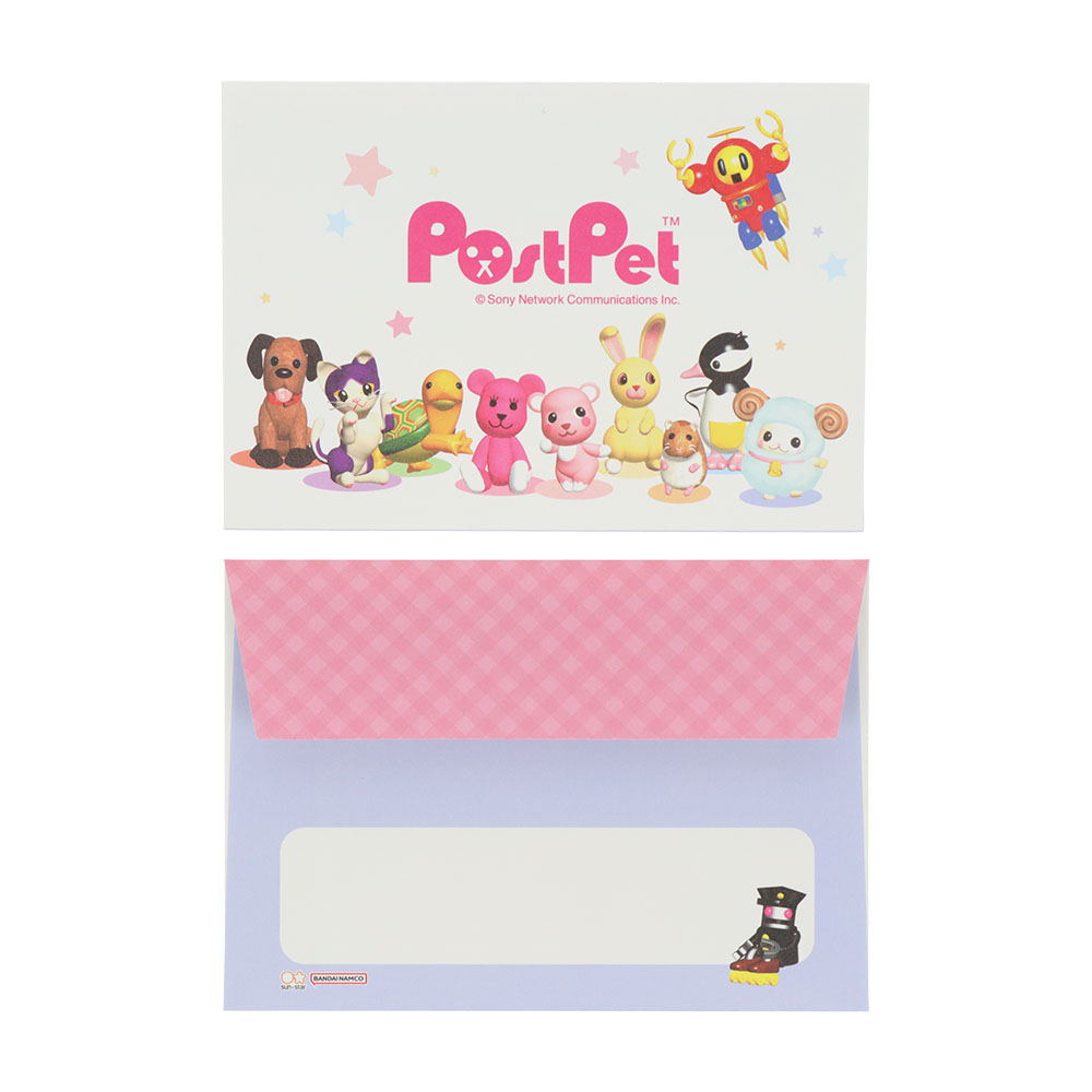 ダイカットミニレターセット　集合（封筒）