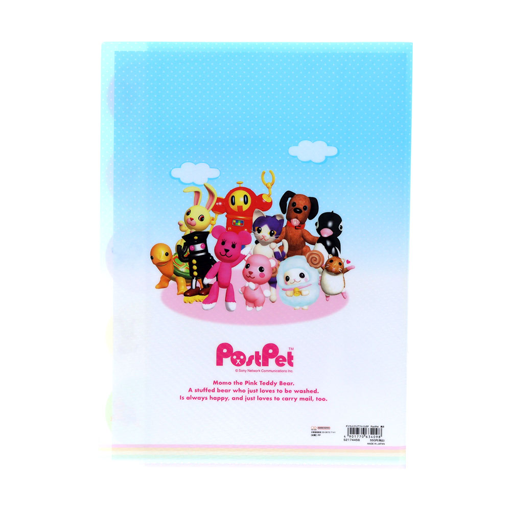 ダイカットクリアファイル5P　集合（裏）