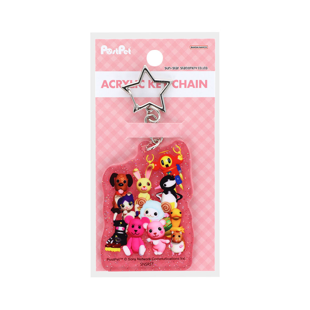ラメ入アクリルキーホルダー　集合