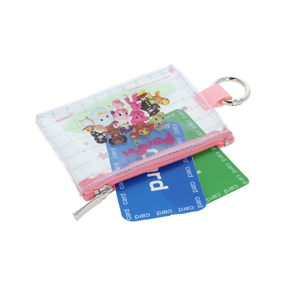 クリアミニポーチ　集合（使用イメージ）