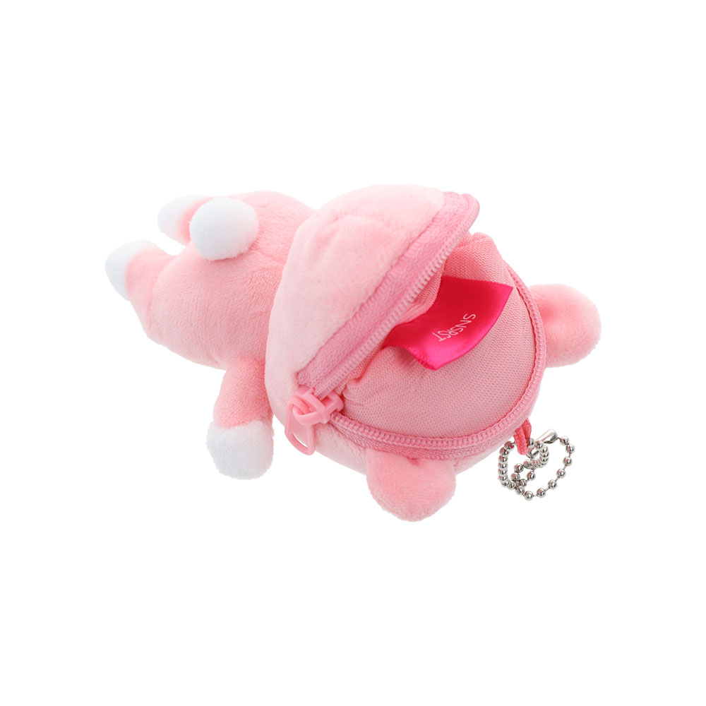 ぬいぐるみキーホルダー　コモモ（ファスナーポケット）