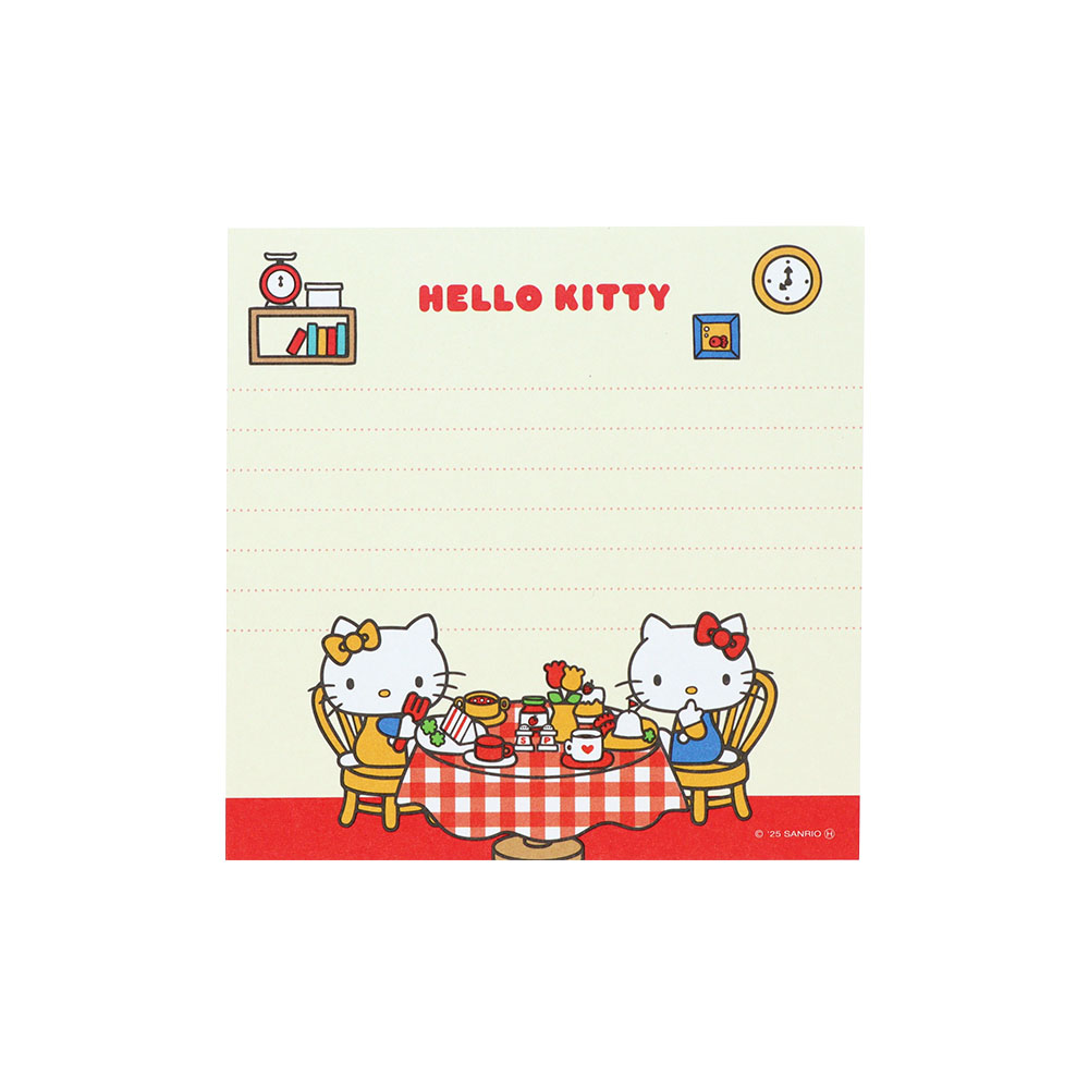 スクエアメモ ハローキティ レッド01