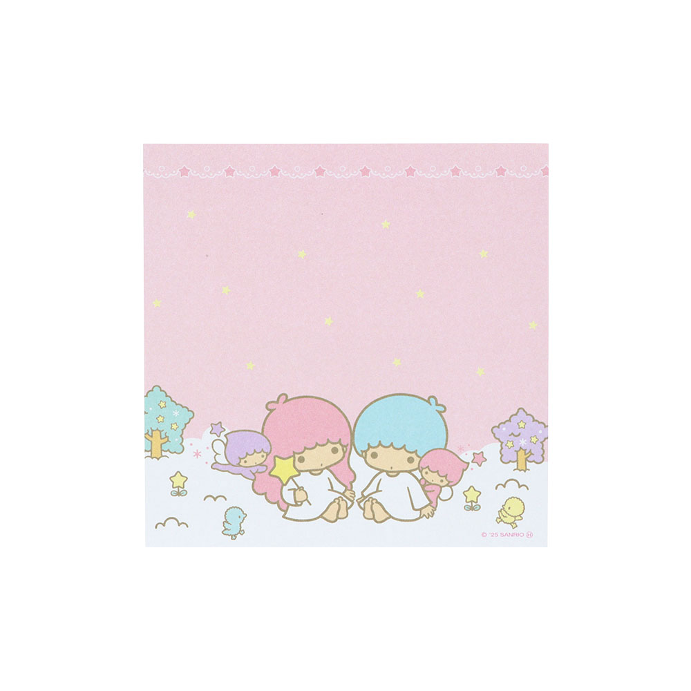 スクエアメモ リトルツインスターズ ピンク04