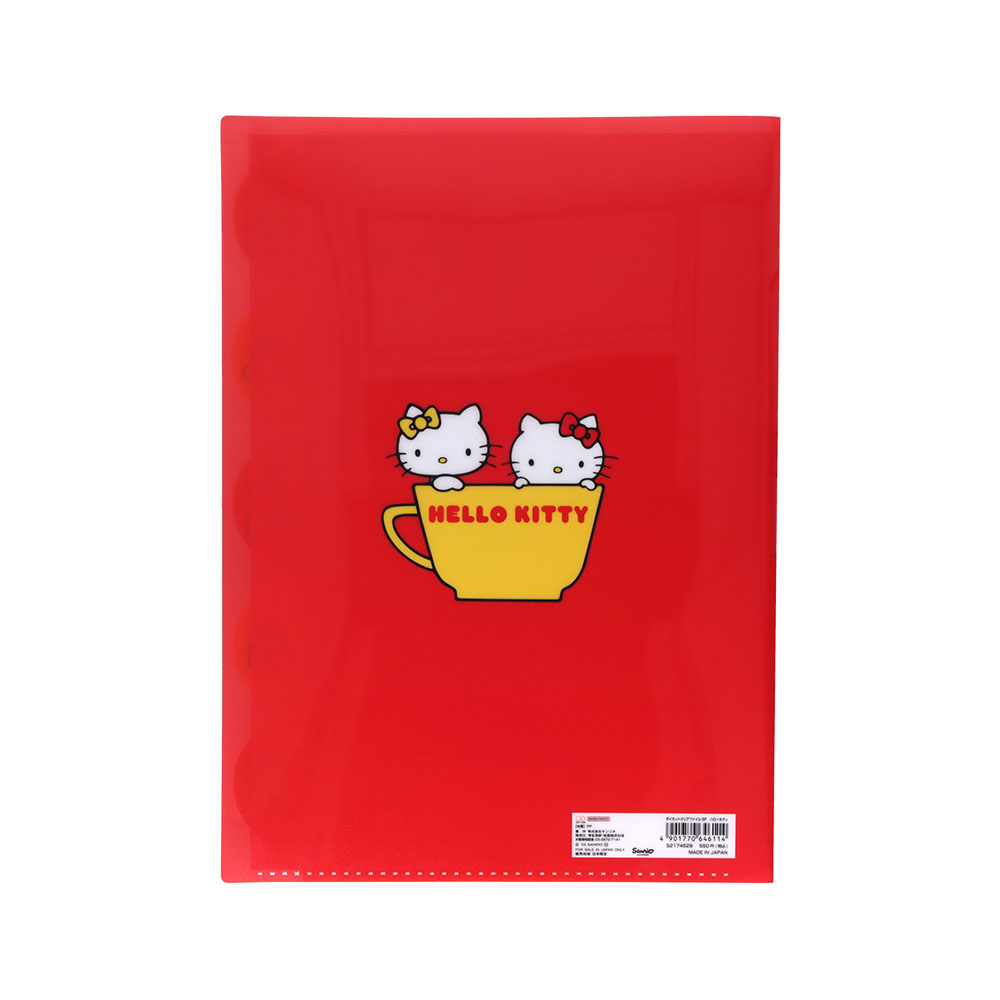 ダイカットクリアファイル5P ハローキティ02