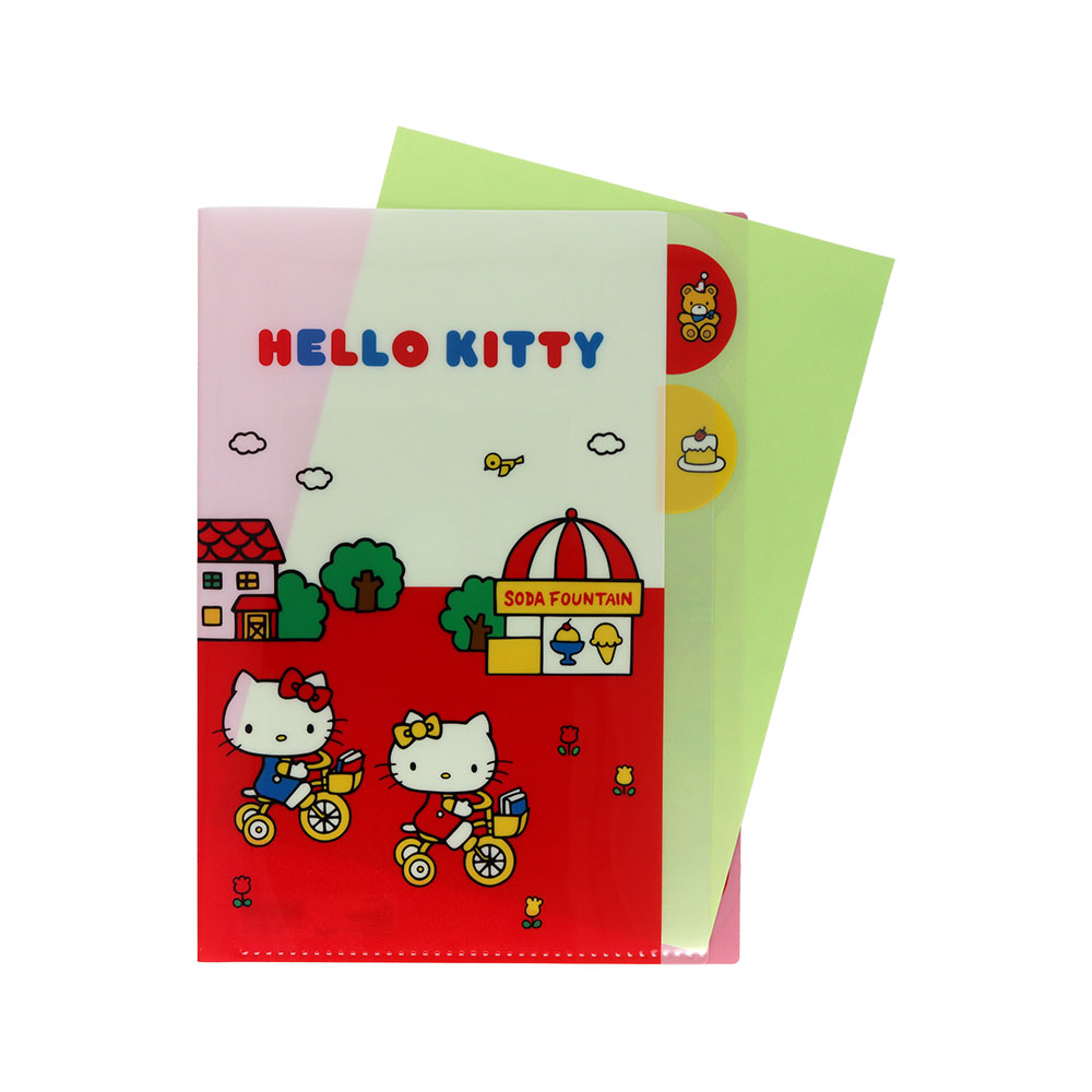 ダイカットクリアファイル5P