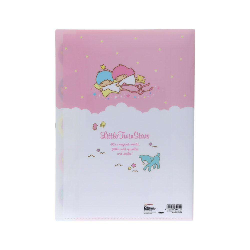 ダイカットクリアファイル5P リトルツインスターズ02