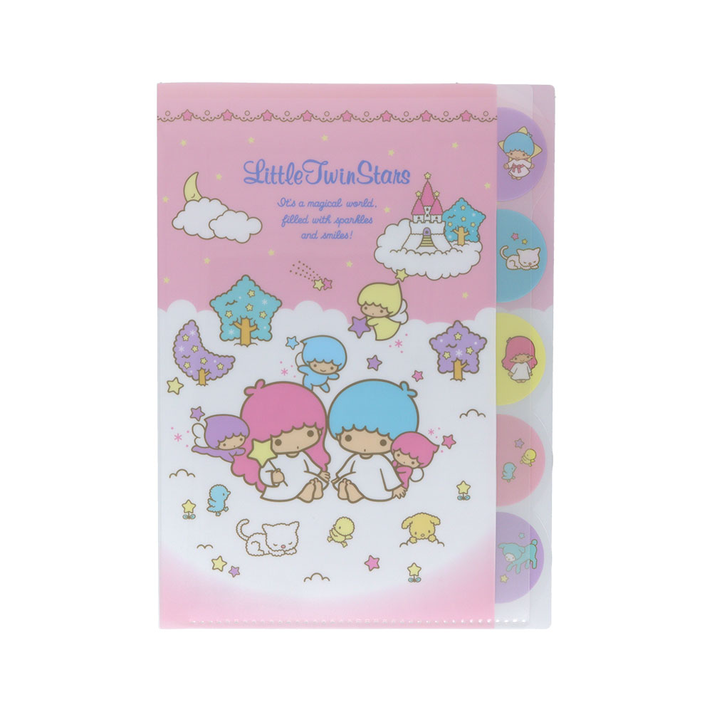 ダイカットクリアファイル5P リトルツインスターズ