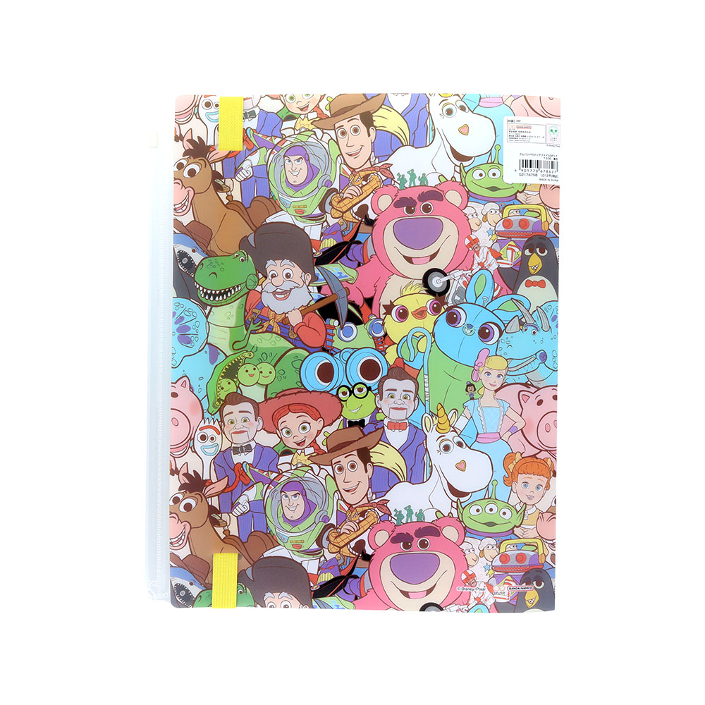 ゴムバンド付クリアファイル5P+F 集合02