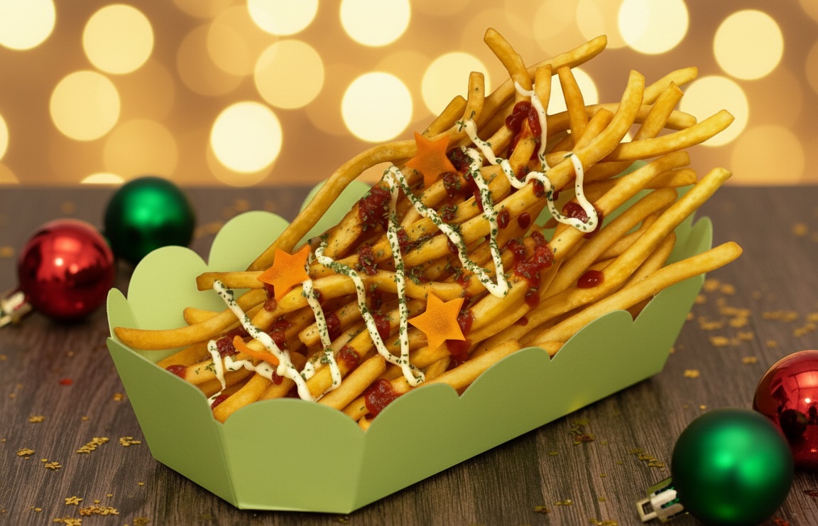 キラキラクリスマスロングポテト