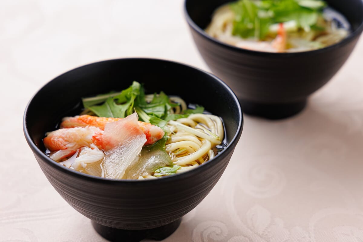 蟹肉入りフカヒレラーメン
