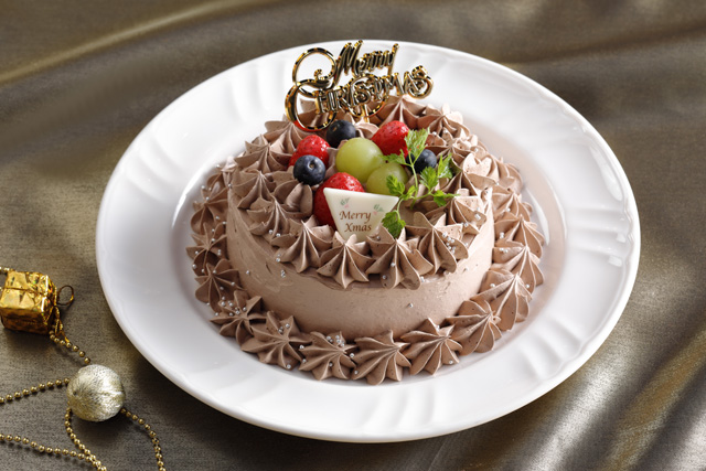 クリスマスケーキ(チョコレートクリーム)