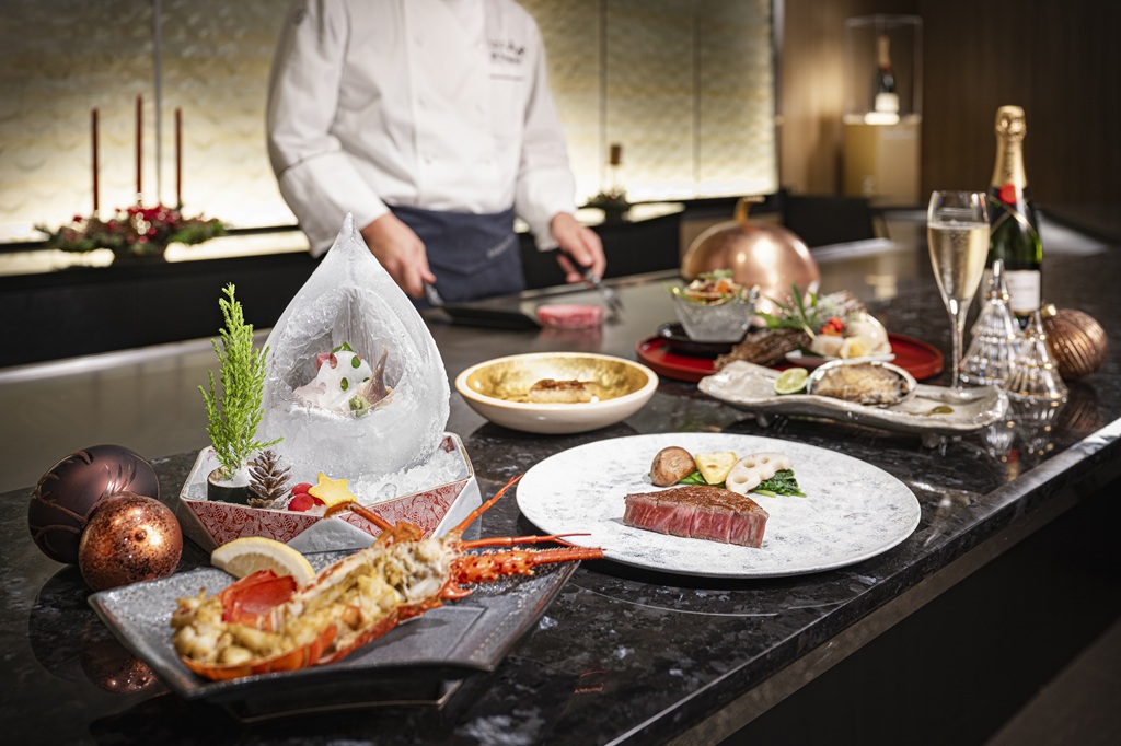 日本料理「木の花」内 鉄板割烹「山吹」クリスマスディナー