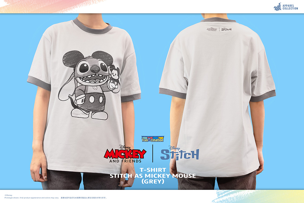 「スティッチ:ファンシネーション」 Tシャツ(グレー)