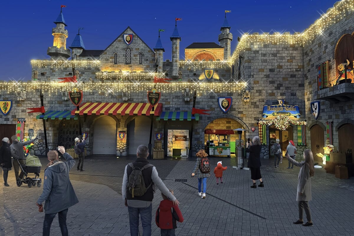 ナイト・キングダムエリアのイルミネーション イメージ１