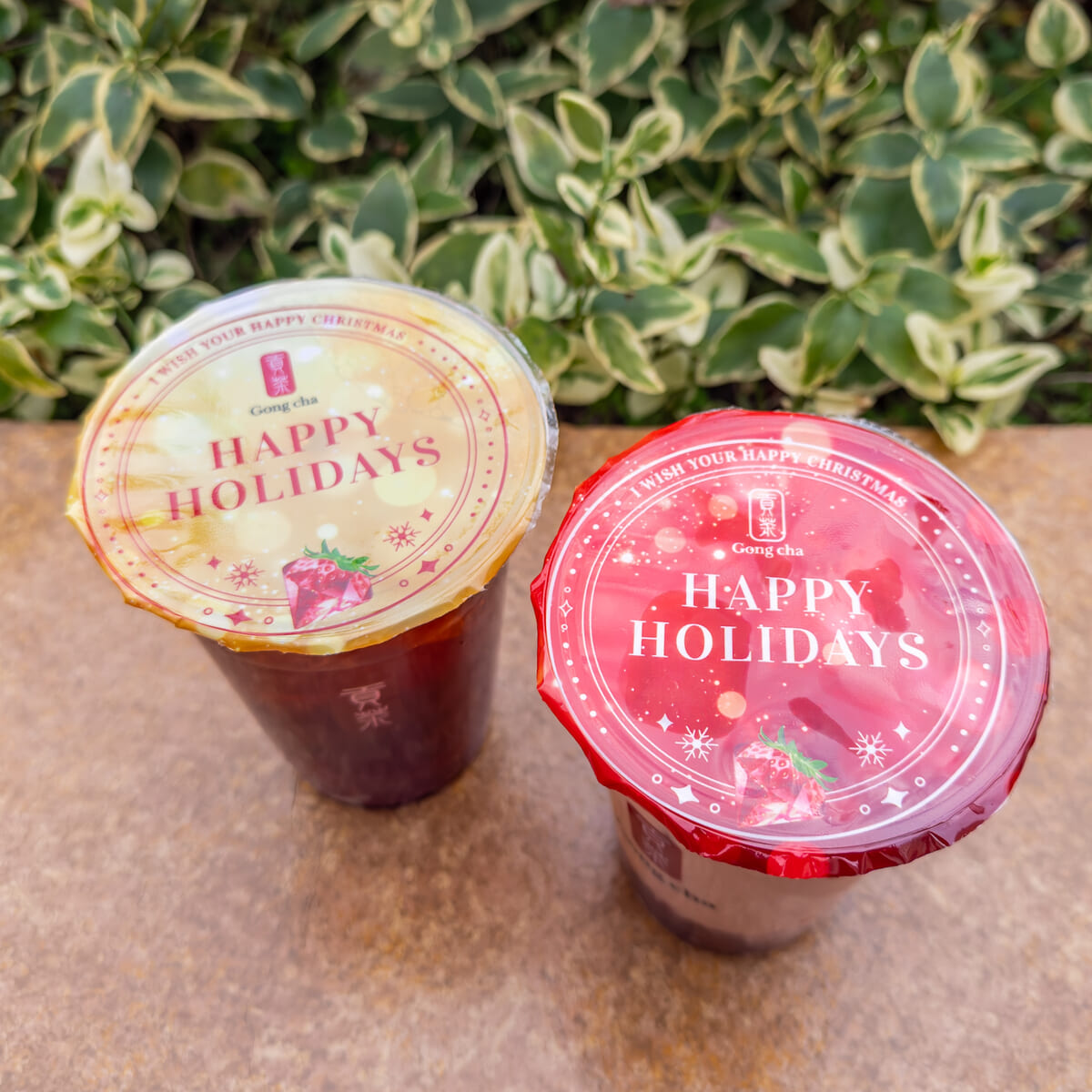 ゴンチャ「あまおう ホリデー」2