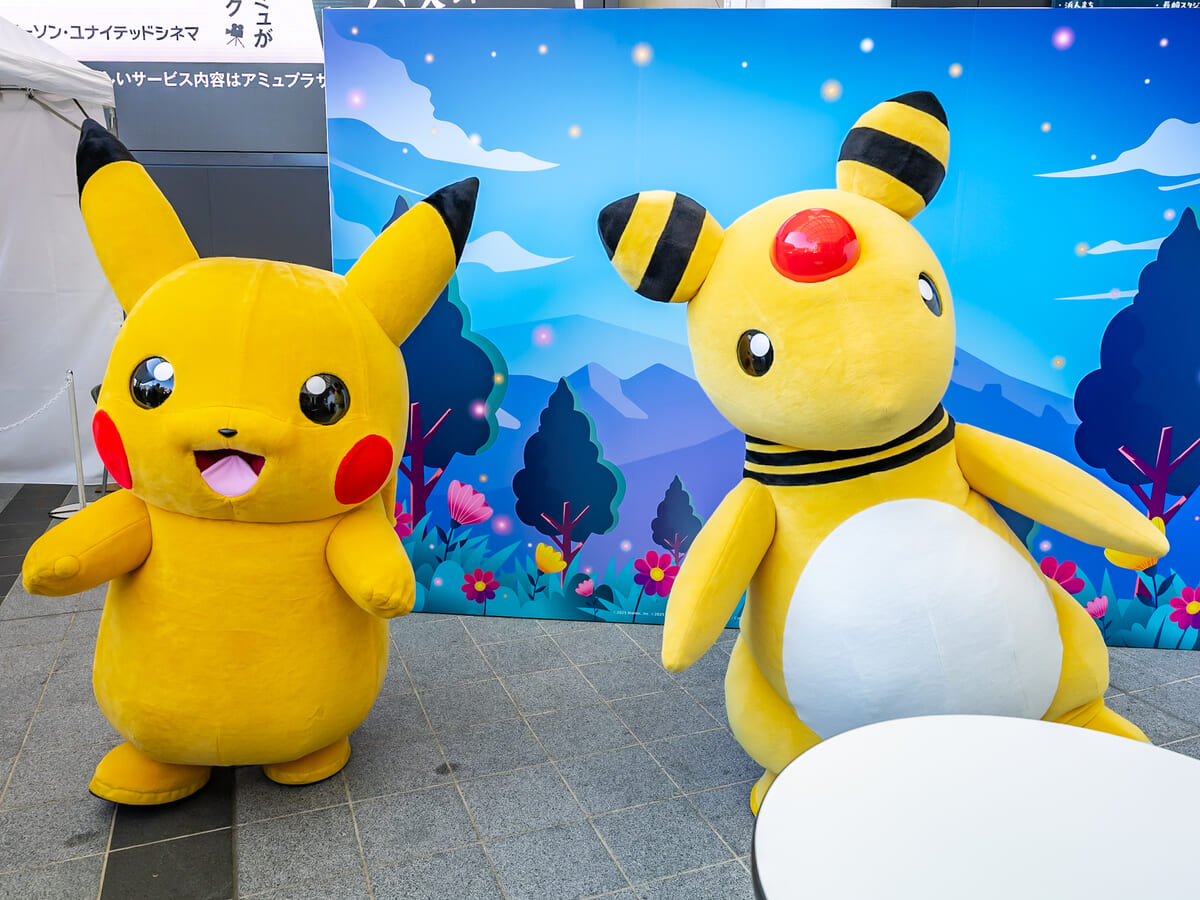 デンリュウとピカチュウ