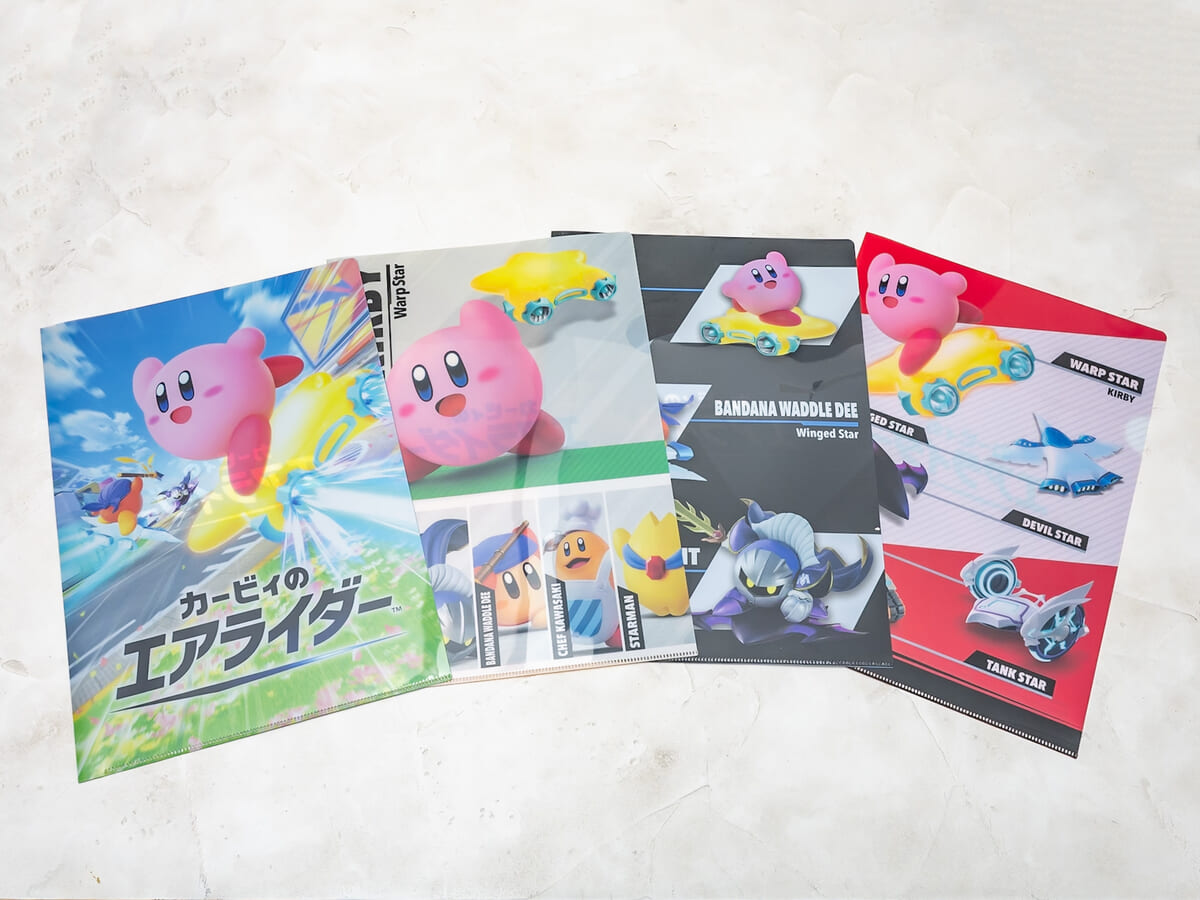 『カービィのエアライダー』デザイン　オリジナルA4 クリアファイル