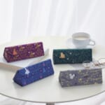 織り柄が美しいジャカード素材の眼鏡ケース