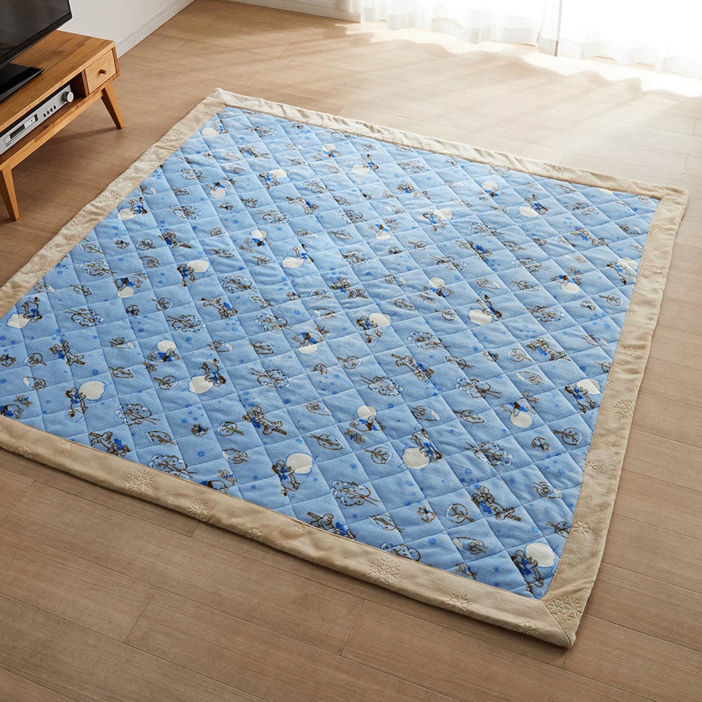 マイクロファイバーのキルトラグ