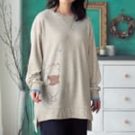 背中あったかチュニック