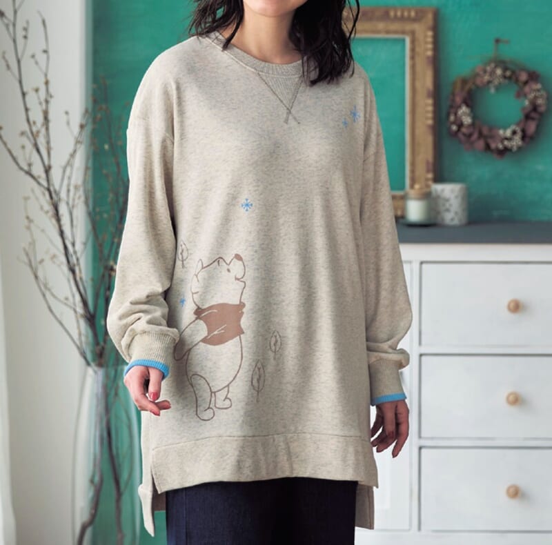 背中あったかチュニック