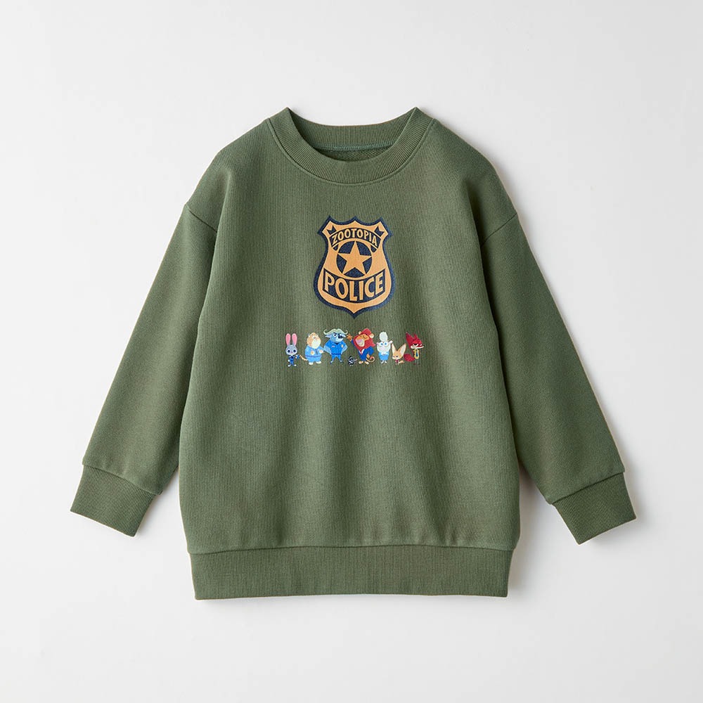 キッズ裏毛プルオーバー　 ズートピア