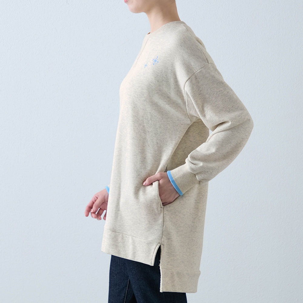 背中あったかチュニック　プーさん　サイドスタイル