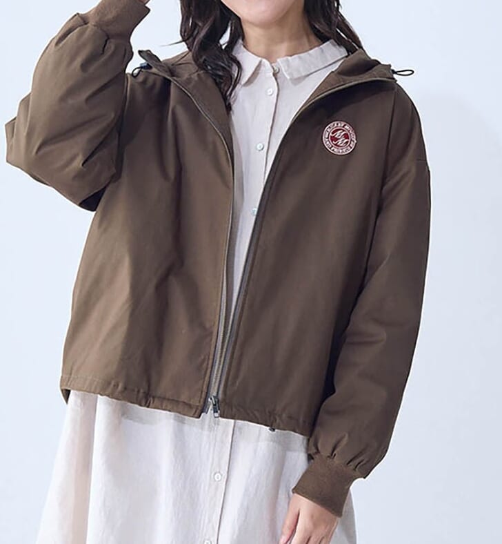 キルティング裏地付きマウンテンパーカ ミッキー