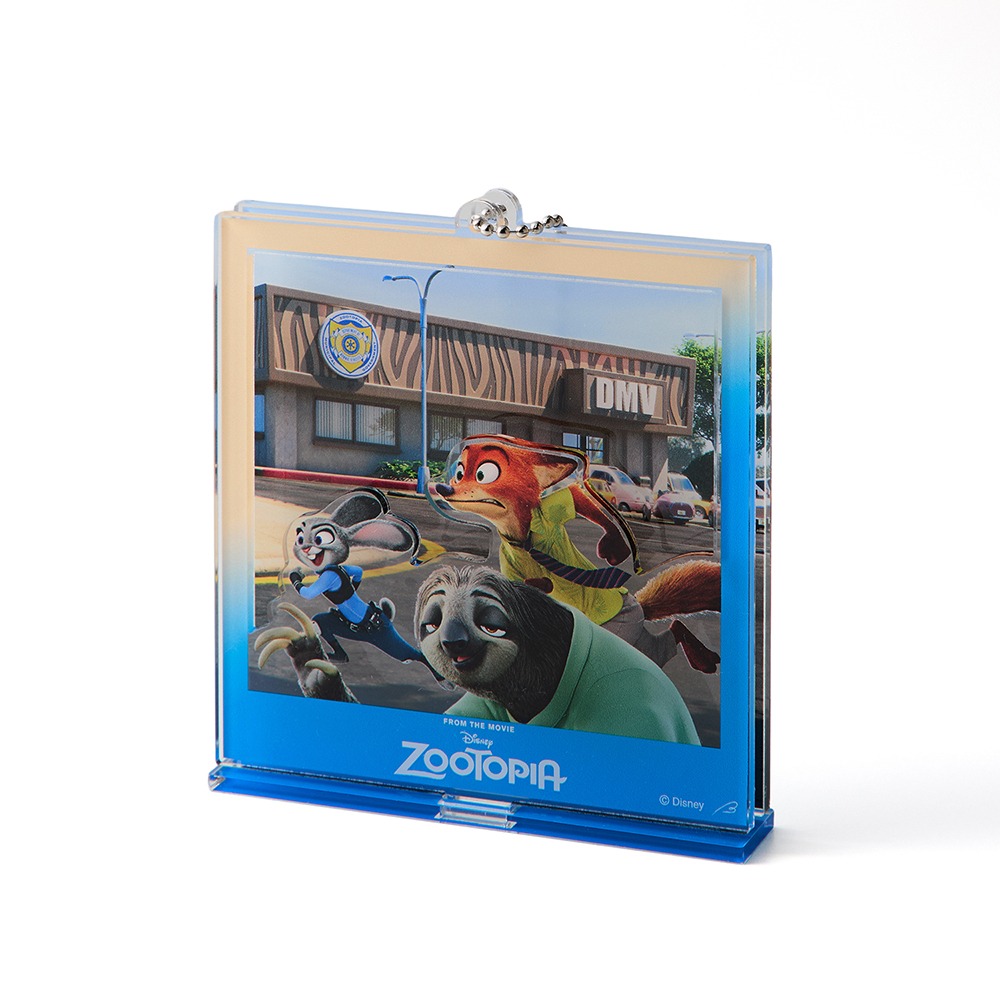 ２WAY仕様のフォトフレーム風アクリルキーホルダー　使用イメージ　キーホルダー　DMV