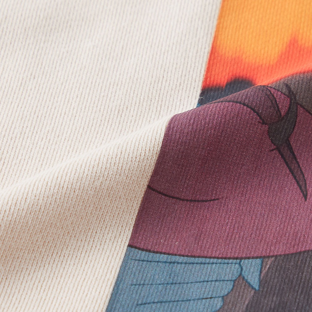 オーバーサイズ裏毛チュニック　素材アップ