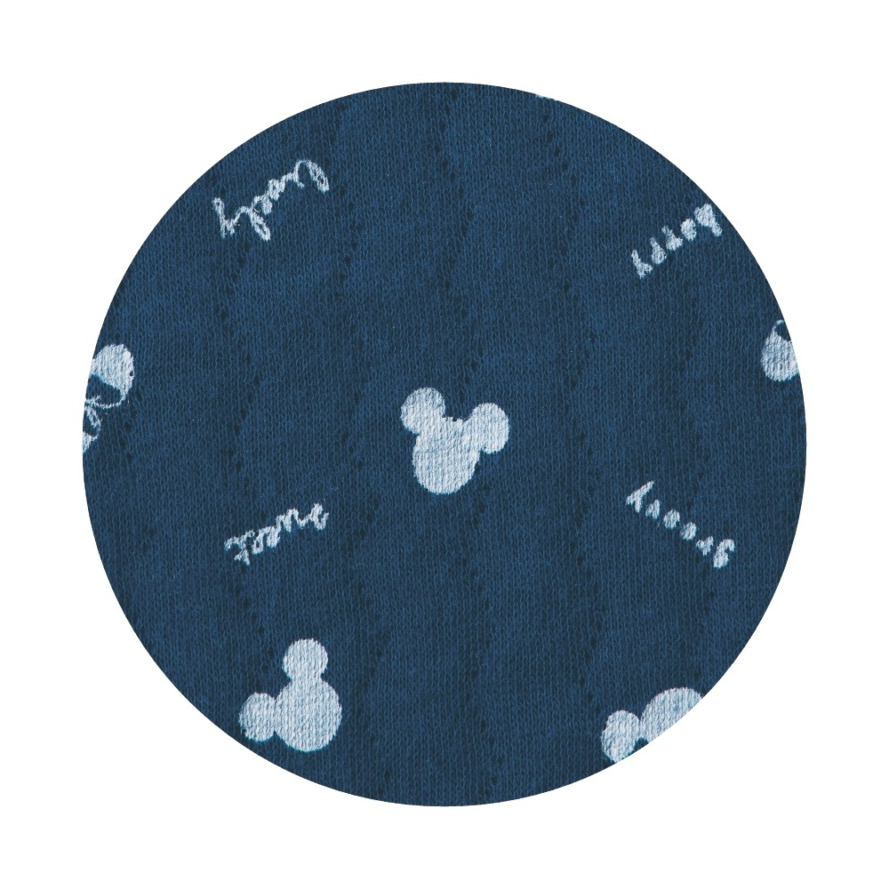 ニットキルトパジャマ　ミッキーモチーフ　デザインアップ