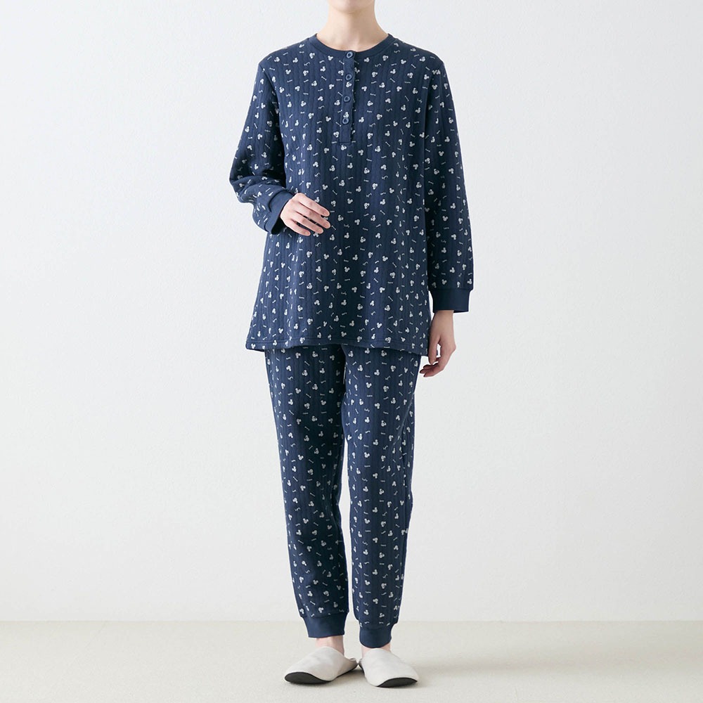 ニットキルトパジャマ　ミッキーモチーフ