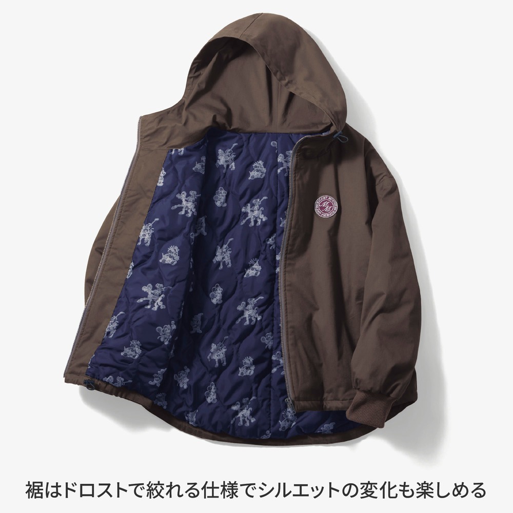 キルティング裏地付きマウンテンパーカ 仕様