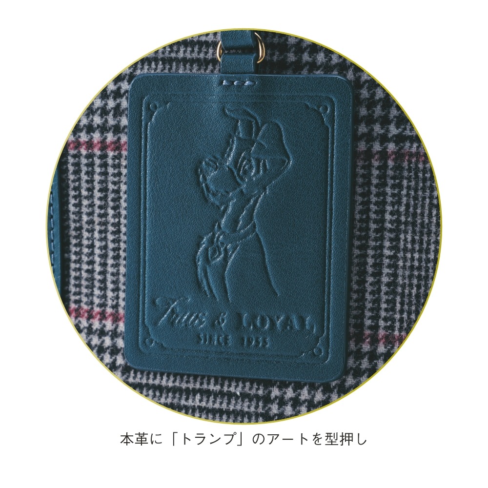 革付属ツイードチェックのミニバッグ トランプ デザインアップ
