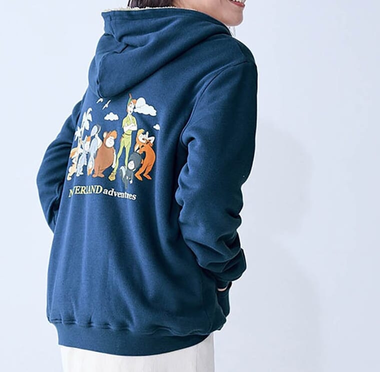 裏ボアパーカー　ピーター・パン　バックスタイル