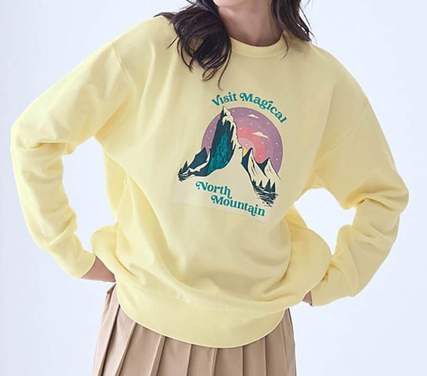 ユニセックス裏毛プルオーバー　アナと雪の女王