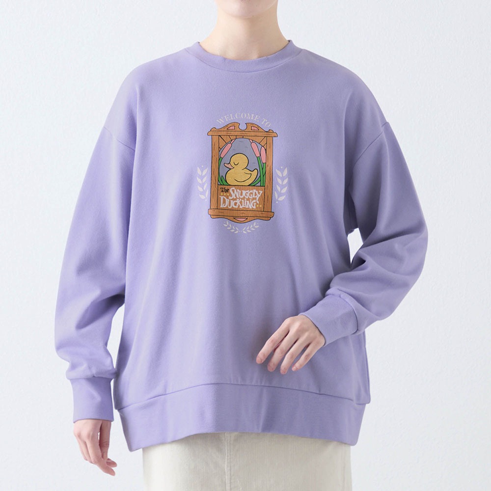 ユニセックス裏毛プルオーバー　塔の上のラプンツェル