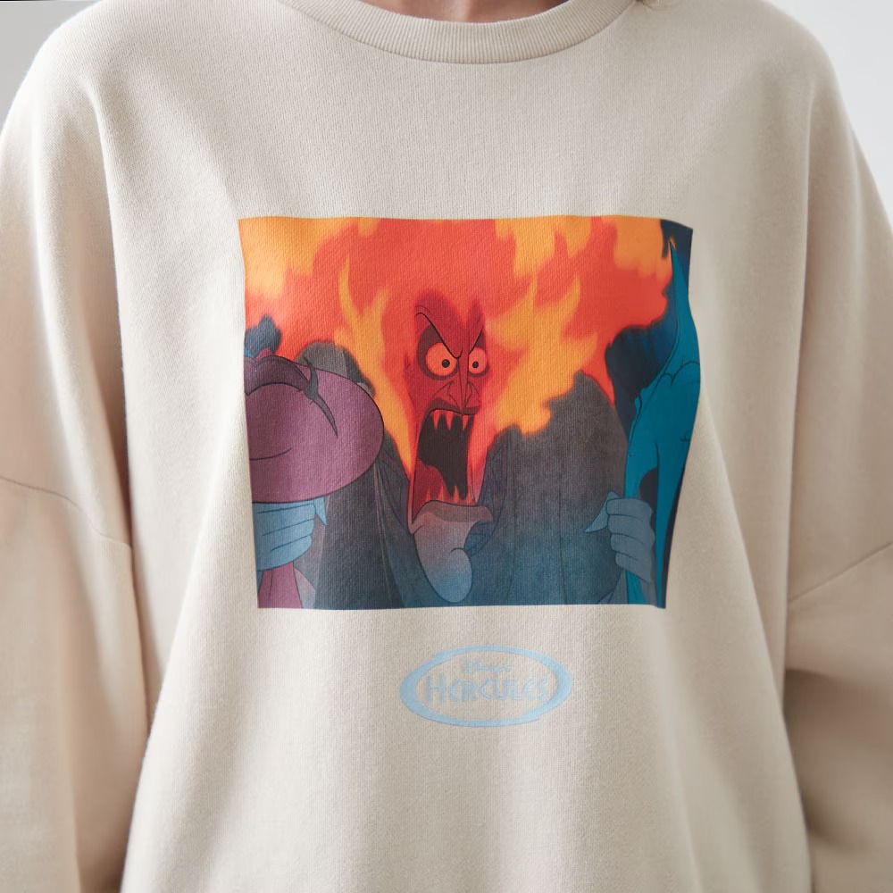 オーバーサイズ裏毛チュニック　ハデス　デザインアップ