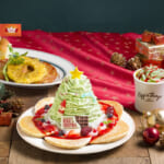 Eggs ’n Things「ホノルルクリスマスツリーパンケーキ」