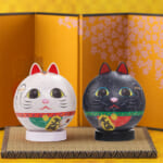 やのまん「パズころりん 招き猫（白/黒）」
