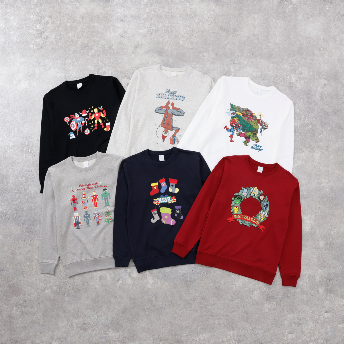 「マーベル」ランダムスウェット