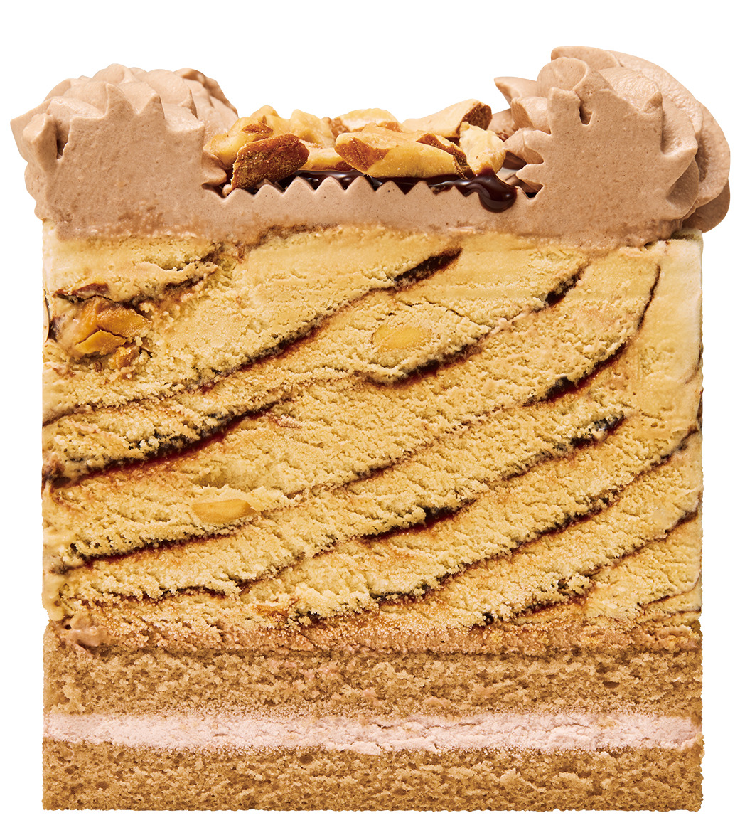 31 カフェモカケーキ made from ジャモカアーモンドファッジ 断面