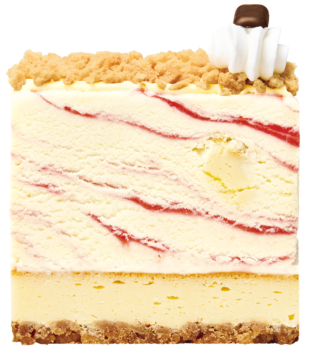 31 ザ・チーズケーキ made from ストロベリーチーズケーキ 断面