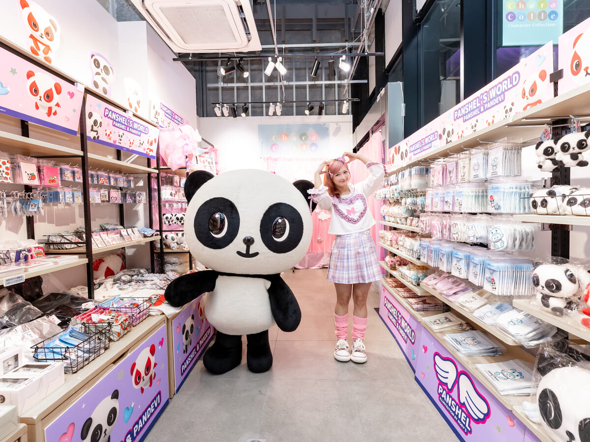 ポップアップショップの店内