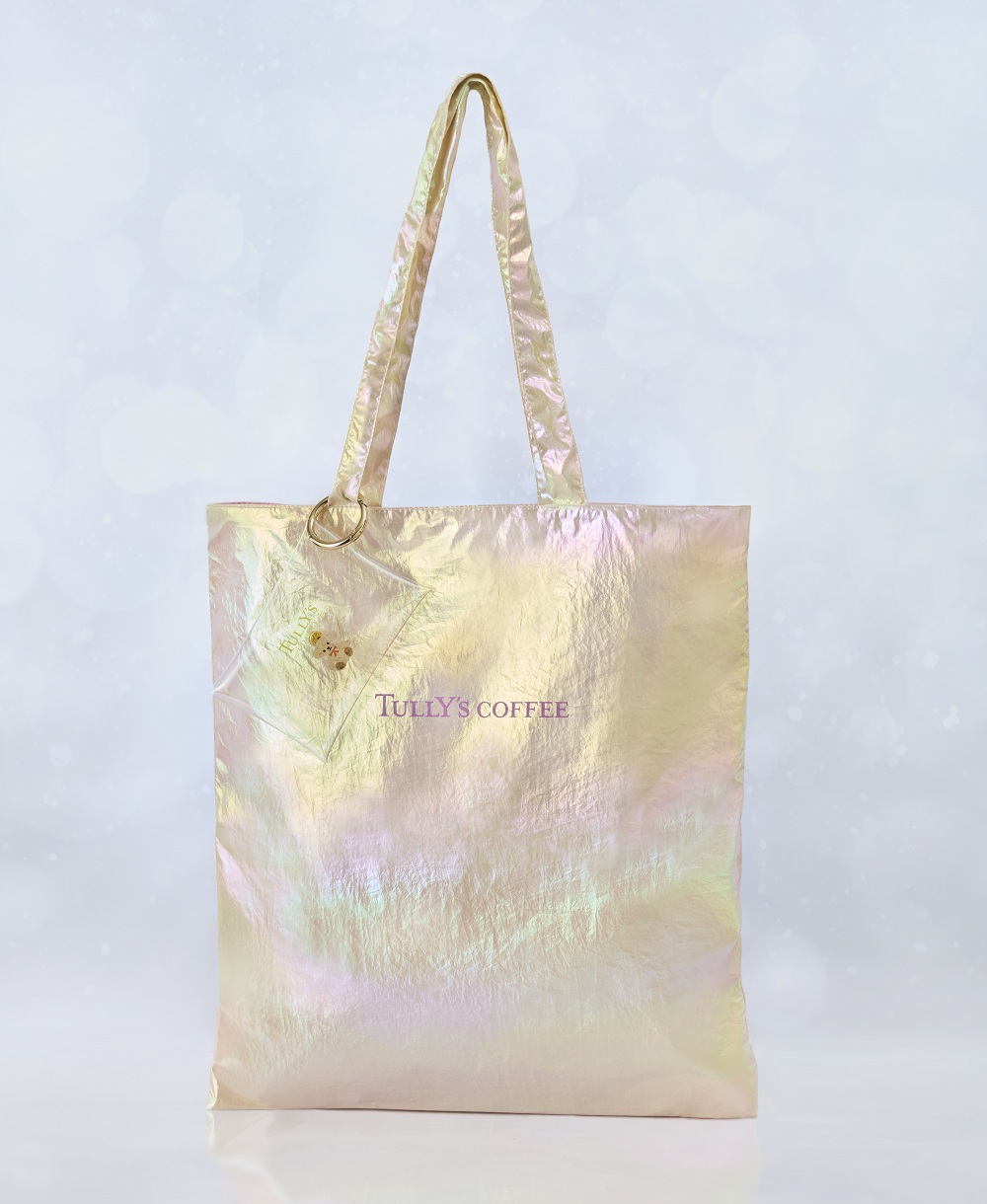 ベアフルポーチ付きオーロラECOバッグ