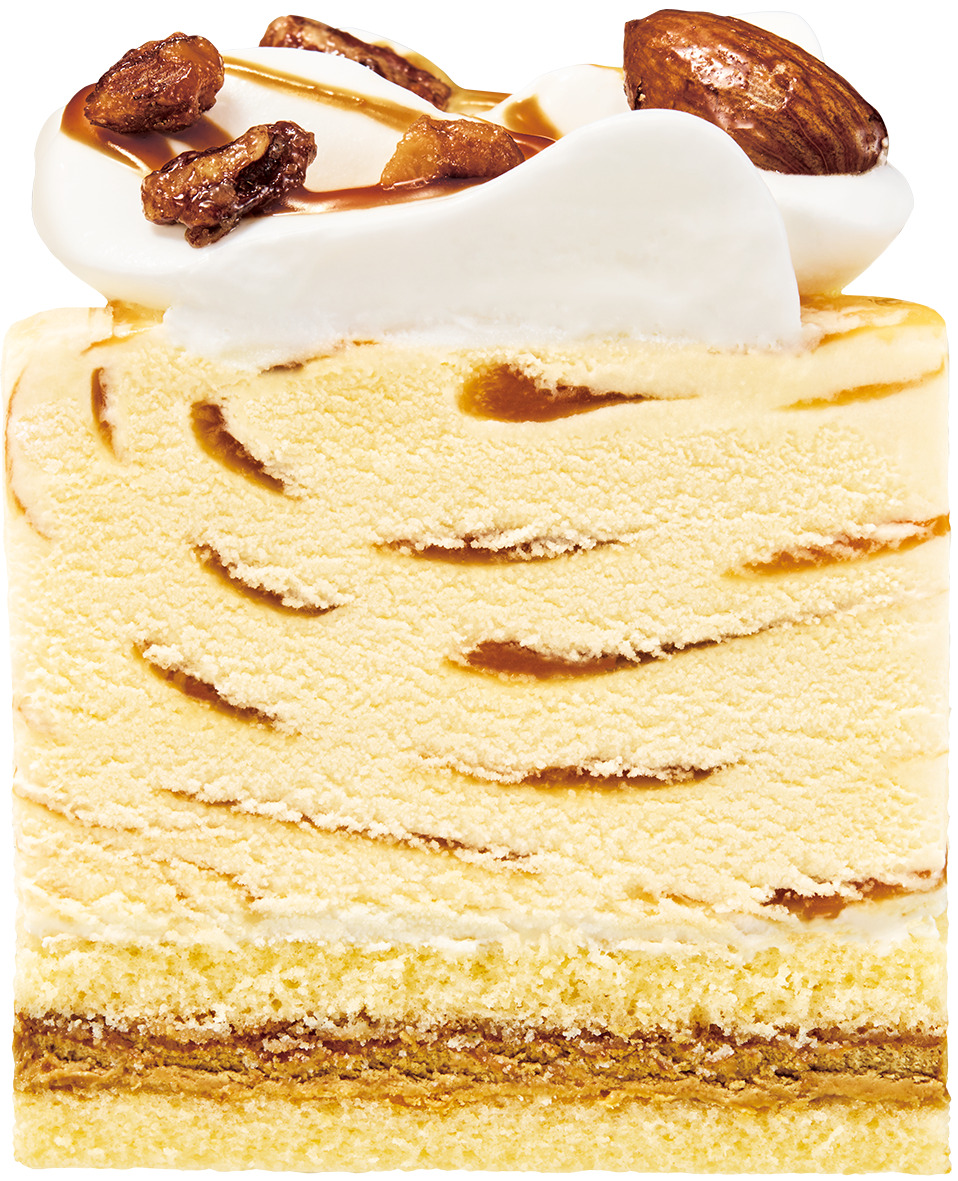 31 キャラメルナッティケーキ made from キャラメルリボン 断面