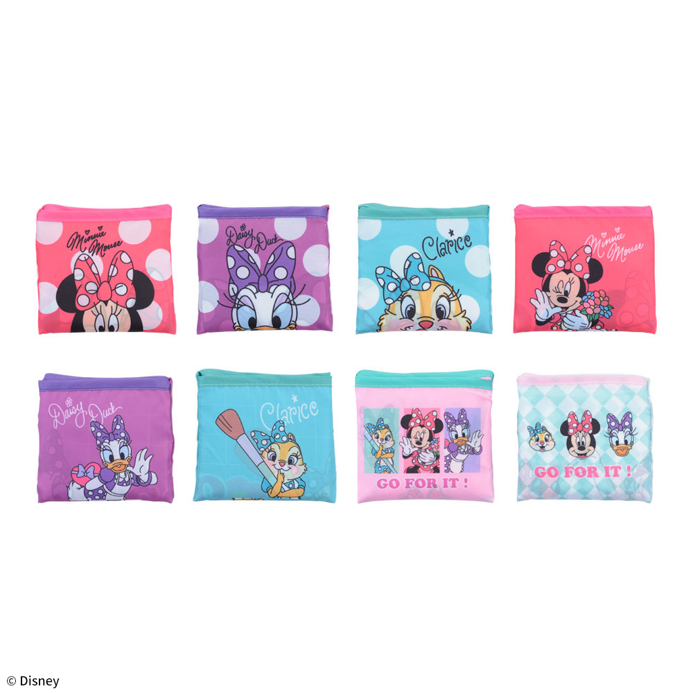 ミニーマウス＆デイジーダック＆クラリス　エコバッグ　～GO FOR IT!～2