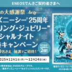 冬の大感謝祭 東京ディズニーシー25周年"スパークリング・ジュビリー"スペシャルナイトご招待キャンペーン