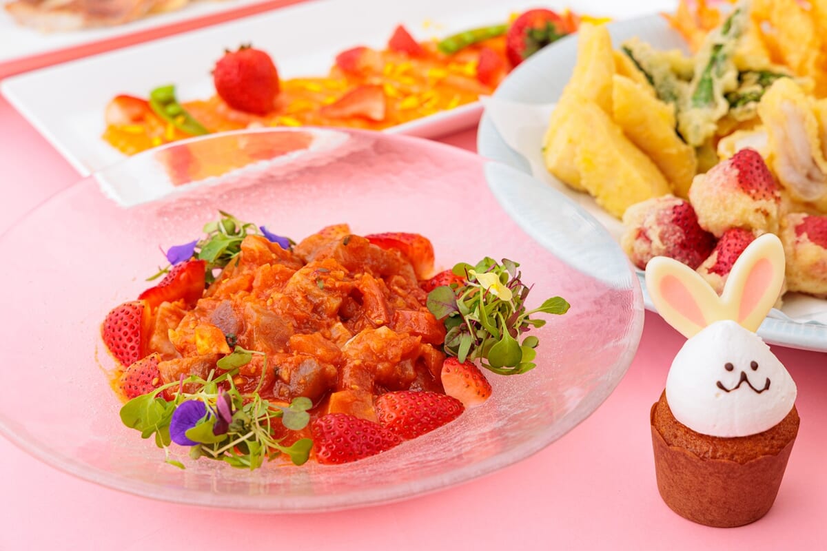 【~仲春~】いちごと鮪のコチジャンマリネ