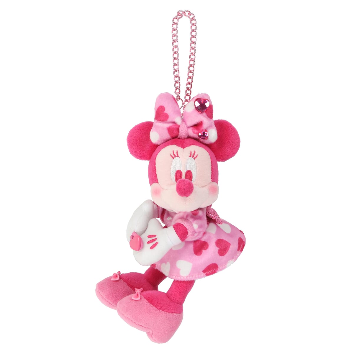 ぬいぐるみチャーム（ミニーマウス）
